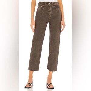 *NWT* RE/DONE 70’s Ultra High Rise Stove Pipe Jeans